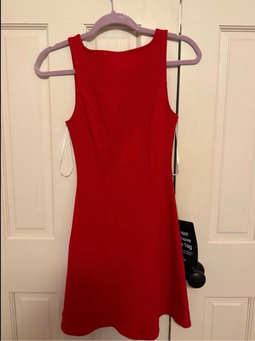 Lulu's Vibrant Red Sleeveless Fit-and-Flare Dress